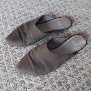 Eileen Fisher Blog Slide Mule size 7 Shadow Suede